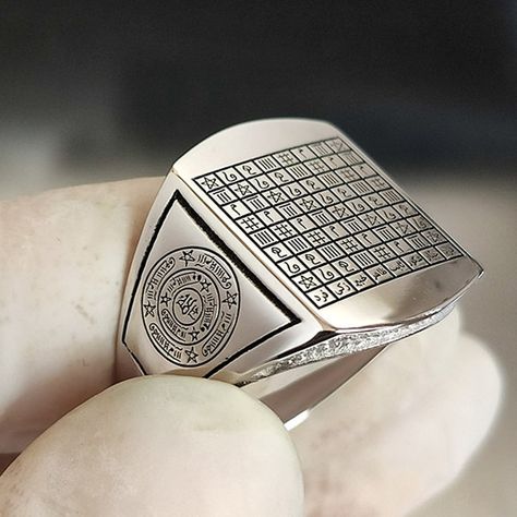 King Solomon Ring, Solomon Seal, Key Of Solomon Seals, Solomon’s Seal, Islamic Rings For Men, Solomons Ring, Turkish Rings, Seal Of Solomon, King Solomon