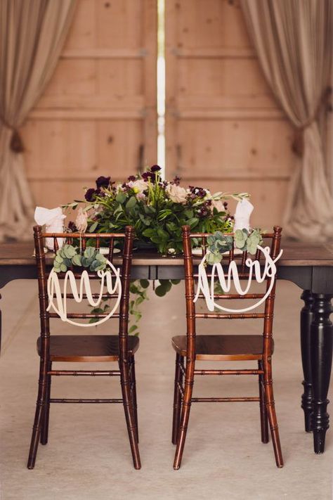 Rustic Mr And Mrs Sign, Mr And Mrs Signs For Chairs, Mr Mrs Chairs Wedding, Me And Mrs Chair Signs, Mr And Mrs Chairs Wedding, Mr And Mrs Chair Decor, Mr And Mrs Chairs, Mr Mrs Chair Sign, Mr And Mrs Chair Signs