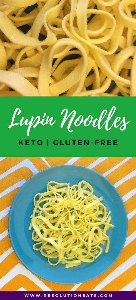 Recipes With Lupin Flour, Lupin Flour, Keto Pasta Recipe, Keto Noodles, Pasta Dough Recipes, Low Carb Noodles, Italian Diet, Best Healthy Diet, Ketogenic Desserts