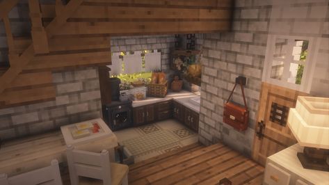 pov: you're renting this for £2000 a month in London. There is no bathroom and the kitchen is shared. Your landlord has just informed you that he'll be putting the rent up at the end of the month. also you can see the new stair railings I'm adding! #minecraft #cottagecoreminecraft #mizunos16craft #hananacraft Aesthetic Minecraft Builds, Cottagecore Minecraft, Stair Railings, Minecraft Ideas, Texture Packs, Stair Railing, Magpie, Being A Landlord, A Month