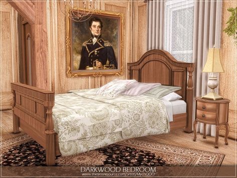 20s Bedroom, Victorian Bedroom Set, Sims 4 Beds, Antique Living Room, Victorian Bed, Sims 4 Tsr, Sims 4 Bedroom, Victorian Bedroom, Casas The Sims 4