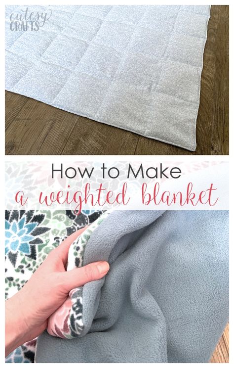 How to Make a Weighted Blanket with a Washable Cover! Make A Weighted Blanket, Weighted Blanket Diy, Making A Weighted Blanket, Blanket Diy, Beginner Sewing Projects Easy, Leftover Fabric, Weighted Blanket, Sewing Projects For Beginners, Sewing Skills