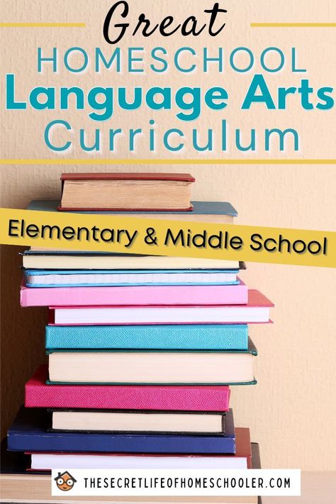 Homeschool Language Arts Curriculum, Homeschool Projects Middle School, Art Curriculum Elementary, Classical Homeschool Curriculum, Homeschool Middle School Curriculum, Homeschool Goals, Homeschool Reading Curriculum, Homeschooling Elementary, Language Arts Lesson Plans