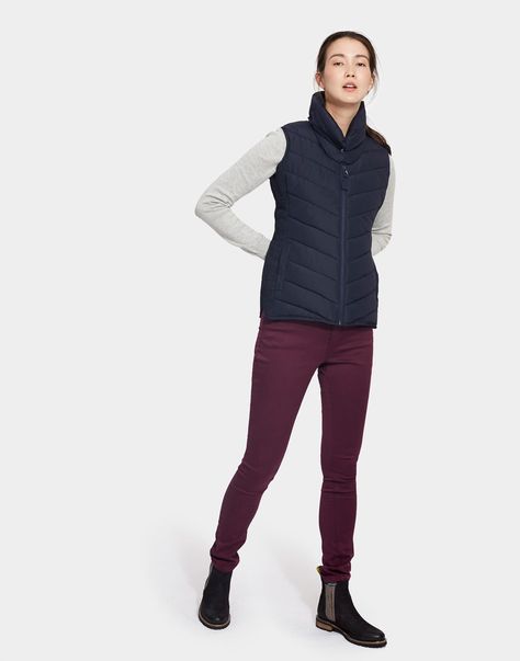 Larkhill Marine Navy Padded Gilet  | Joules UK Teacher Style, Body Warmer, Dream Wardrobe, Stay Warm, Winter Jackets, Shopping Outfit, Leggings, Navy, Wardrobe