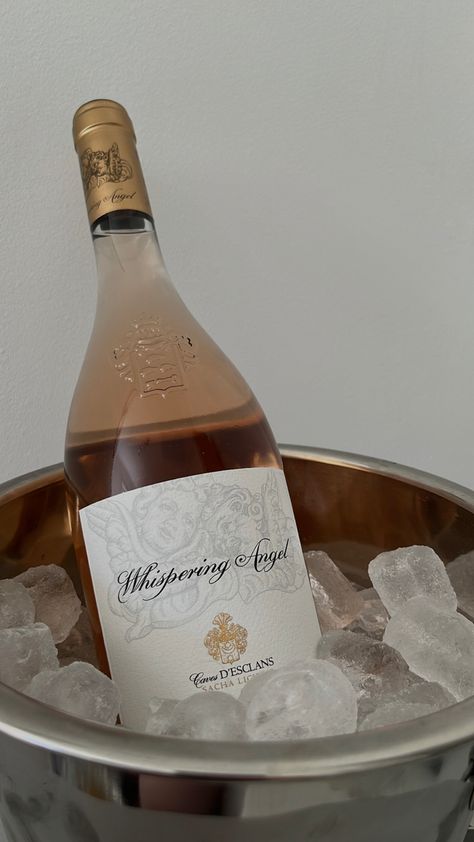 Whispering Angel Wine, Whispering Angel Rose, Mixed Drinks Alcohol, Whispering Angel, Bold Lips, Mixed Drinks, Rosé Wine Bottle, Our Wedding, Wine Bottle