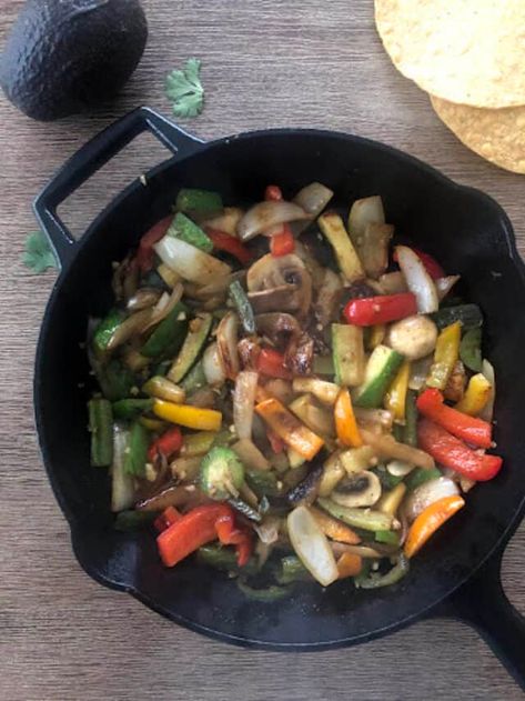 Mexican Sauteed Vegetables - Abundance of Flavor Mexican Vegetables, Vegetable Tacos, Taco Filling, Healthy Living Recipes, Tacos And Burritos, Sauteed Veggies, Sauteed Vegetables, Cooking Basics, Savory Breakfast