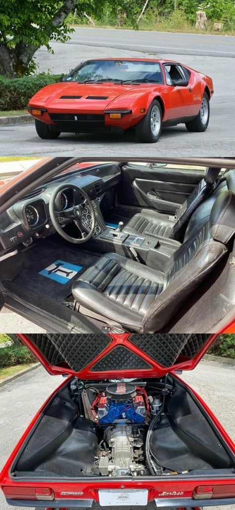 1972 De Tomaso Pantera Pantera Car, Ford 351, Detomaso Pantera, Vintage Muscle Cars, Mercedes Sl, Popular Now, Vintage Muscle, Car For Sale, Weird Cars