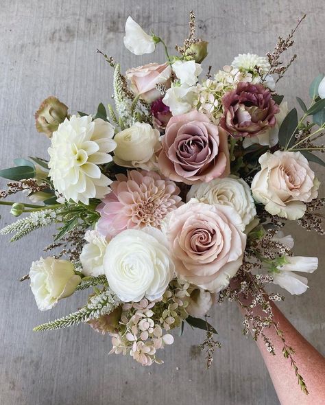 Eastington Park, Jewel Tone Wedding Flowers, Gold Wedding Flowers, Neutral Wedding Flowers, Forest Theme Wedding, Neutral Wedding Colors, Mauve Wedding, Wedding Colours, Bridal Bouquet Flowers