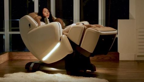 Luxury Massage Chair, Massage Chair Room Ideas, Bachelorette House, Spa Relaxation Room, Shiatsu Massage Chair, Massage Quotes, Spa Relaxation, Awesome Furniture, Massage Envy