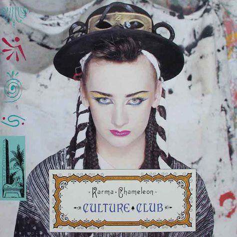 Karma Chameleon, 80s Songs, Vinyl Record Collection, Culture Club, Boy George, Vintage Boys, Record Collection, Record Album, All Music