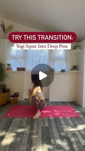 Laura Louise Yoga | Yoga Teacher & Educator on Instagram: "TRY THIS ☝🏼  Try this mini hip opening combo - Malasana/Yogi Squat into Deer pose.   Sometimes, introducing a single new transition into your practice can reignite your creativity and bring fresh inspiration to your sequence! Let me know if you try it!🩷  #YogaInspiration #YogaFlow #HipOpener #Malasana #DeerPose #YogaPractice #YogaDaily #YogisOfInstagram #YogaCommunity #YogaLovers #InstaYoga #MindfulMovement #YogaForEveryone #YogaChallenge #HealthyLifestyle #yogatransitions #creativeyoga #creativeyogasequence #creativesequencing #malasana #yogaflow" Yoga Transitions, Yogi Squat, Yoga Squat, Malasana Pose, Yoga Sculpt, Hip Openers, Yoga Community, Teaching Yoga, Yoga Stretches