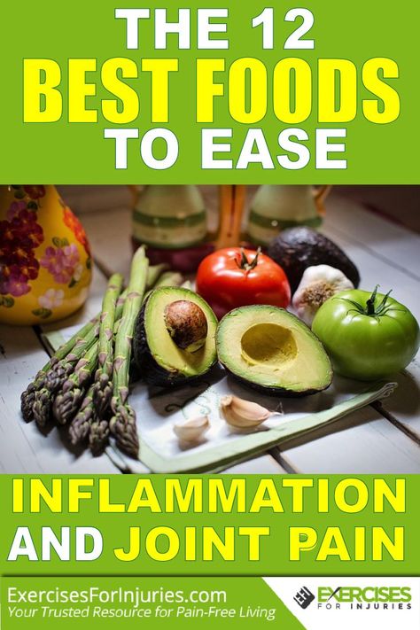 Joint pain and inflammation? Which are the best and worst foods? Find out. #painfreeliving Joints Pain Remedy, Joints Pain Relief, Big Belly, Small Changes, Foods To Eat, Pain Free, Heart Healthy, Best Foods, Ingredients Recipes