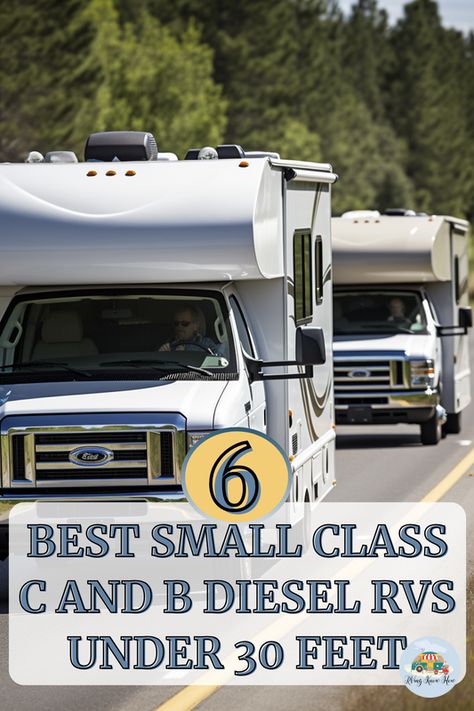 Discover the ultimate guide to compact luxury on wheels! 🚐✨ Whether you're a solo adventurer or a couple seeking unforgettable journeys, our latest blog post reveals the top 6 small Class C and B diesel RVs under 30 feet. Perfect for those who crave freedom without sacrificing comfort. Which one will fuel your next adventure? Click to find out and share your dream RV experience in the comments! #rvingknowhow #RVadventures #compactRVs #travelinstyle #roadtrip Class B Camper Van, Rv Gear, Class B Motorhomes, Rv Parks And Campgrounds, Class C Motorhomes, Class A Motorhomes, Class C Rv, Buying An Rv, Benz Sprinter