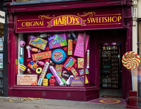 Sweets Images, Candy Store Design, Candy Room, Wooden Wardrobe Design, Cross Road, Retro Sweets, Charing Cross, Wooden Wardrobe, Sweet Night