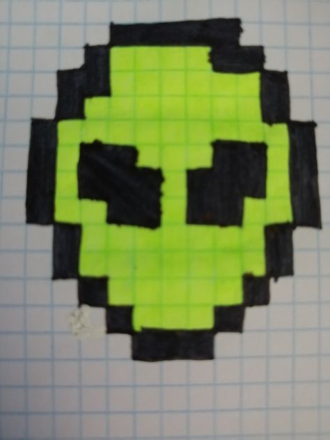 Pixel Art Grid Easy Small Cute, Pixel Art Small Easy, Pixel Drawing Easy, Pixel Art Aesthetic Easy, Alien Pixel Art, Mini Pixel Art, Pixel Art Mini, Pixel Art Simple, Square Drawing