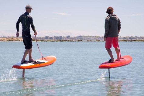 Jetfoiler Motorized Hydrofoil Surfboards Pedal Powered Kayak, Hydrofoil Surfboard, Luxury Pontoon Boats, Paddle Board Surfing, Sea Stuff, Amazing Inventions, Soul Surfer, Surf Boards, Parasailing