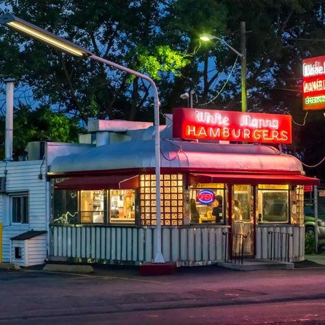 White Manna Located in Hackensack, New Jersey, White Manna is a renowned diner famous for its classic American burgers and nostalgic atmosphere. • Location: 358 River St, Hackensack, NJ 07601. • Cuisine: Classic American diner fare with a focus on small, flavorful burgers and traditional comfort food. • Key Features: The diner is known for its retro ambiance, counter seating, and its signature mini burgers, which have become a local favorite. • History: Established in 1946, White Manna has ... American Hamburger, Classic American Diner, Hackensack Nj, American Burgers, Grocery Market, Mushroom Burger, Counter Seating, Bacon Burger, Mini Burgers