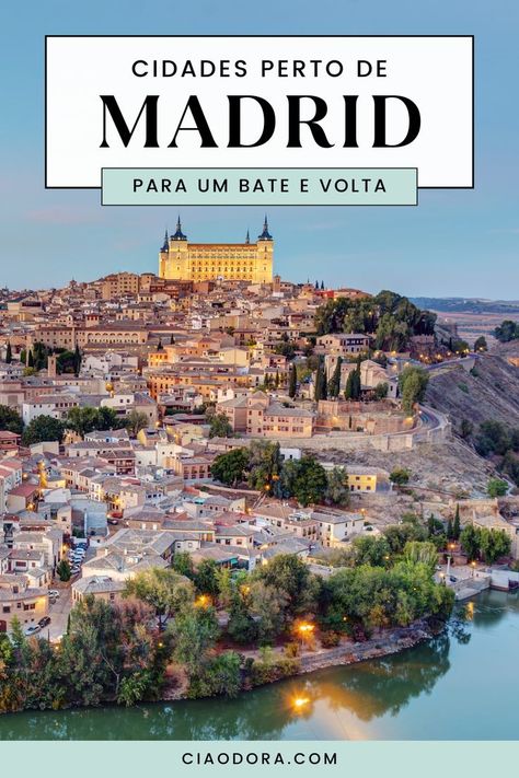 Confira cidades perto de Madrid para visitar. Bate e volta de Madrid 💫 Monte o seu roteiro de viagem pela Espanha e Europa 👉 Acesse o link para descobrir mais! Madrid