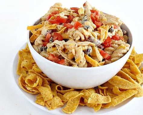 Fiesta Ranch Chicken, Ranch Chicken Pasta, Hearty Salad Recipes, Chicken Pasta Salad Recipes, Chicken Ranch Pasta, Corn Cheese, Ranch Pasta Salad, Ranch Pasta, Tailgating Recipes