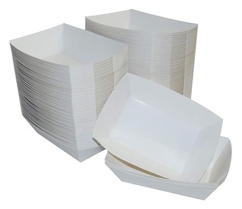 JA Kitchens White Paper Food Tray - 2.5 lb Capacity - 250 Count Paper Food Tray, Kitchens White, Nacho Fries, Hot Corn, Cowboy Coffee, Paper Food, Fried Foods, White Food, Food Serving Trays