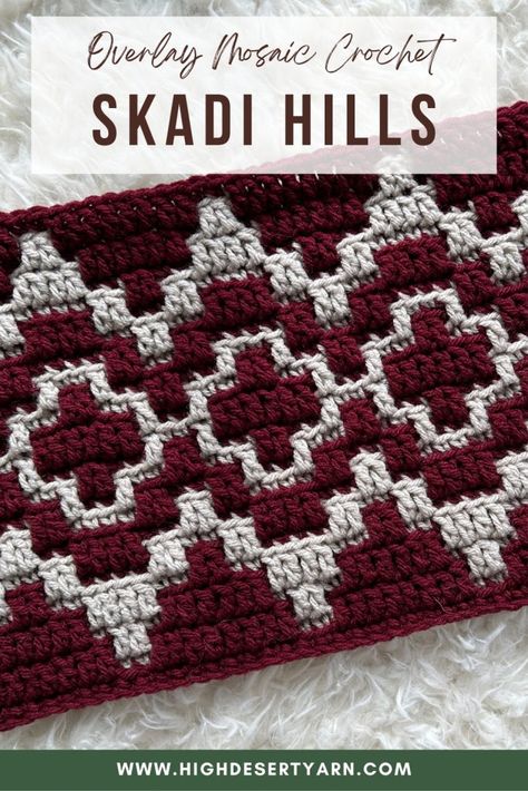 Mosaic Crochet Cowl Free Pattern, Mosaic Crochet Tutorials Free, Fiber Fox Mosaic Crochet, Nordic Mosaic Crochet Patterns, Crochet Overlay Pattern, Mosaic Chart Crochet, Crochet Overlay Mosaic Pattern Free, Mosaic Crochet Charts Free, How To Do Mosaic Crochet