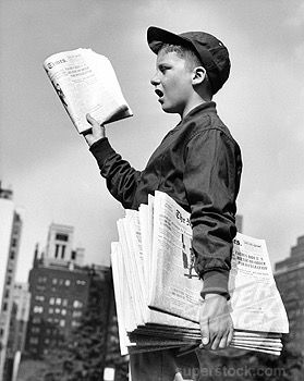 Newspaper Canvas, Paper Boy, Boy Illustration, Street Portrait, History Projects, Book Design Layout, Newsies, Art Drawings For Kids, Teenage Boys