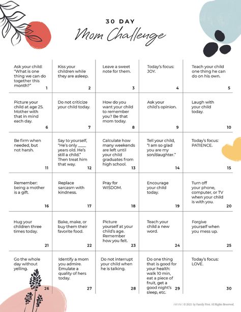 Activities With Mom, Mom Challenge, Parenting Challenge, Prayer For Family, Conscious Parenting, Smart Parenting, Parenting Skills, Happy Mom, Gentle Parenting