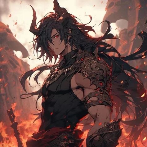 Demon King Oc Male, Dragon King Fantasy Art, Demon Guy Art, Demon Oc Art Male, Anime Monster Boy, Dragon King Art, Half Dragon Half Human Male, Dragon Boy Art, Demon Male Art