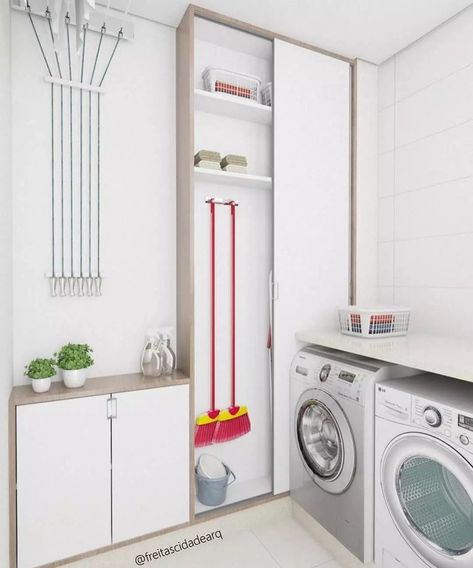 Swipe Service Yard, Utility Room Organization, Custom Laundry Room, Laundry Room Storage Shelves, Small Laundry Room Organization, Room Storage Diy, Laundry Room Ideas, Laundry Room Cabinets, Ideas For Small Spaces