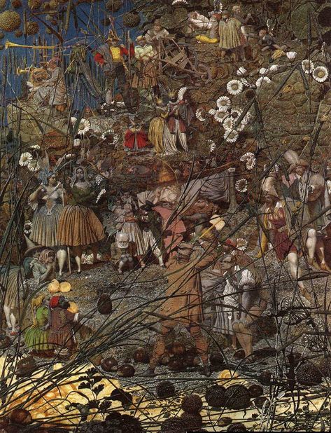 The Fairy Feller’s Master-Stroke by Richard Dadd, 1855-64, via Tate Britain, London Richard Dadd, Arthur Boyd, Hans Arp, Fairy Paintings, Avant Garde Artists, The British Library, British Library, The Fairy, Vintage Wallpaper