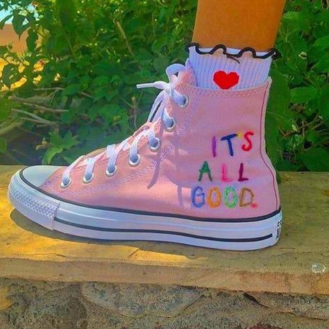 Converse Painting, Cottagecore Shoes, Sequin Converse, Upcycle Shoes, Embroidered Converse, Cute Converse, Converse Custom, Flowers Embroidered, Custom Converse