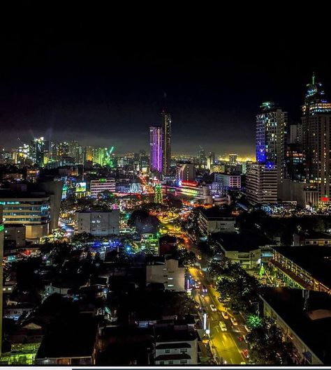 Cebu City, Philippines - 9GAG Philippines Cebu City, Cebu City Night View, Cebu City Photography Aesthetic, Cebu Night View, Cebu Philippines Aesthetic, Philippines City Lights, Cebu City Lights, Cebu At Night, Cebu City Aesthetic