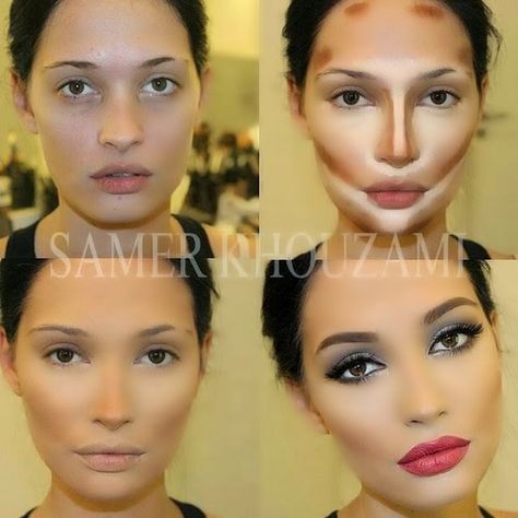 The power of contouring makeup