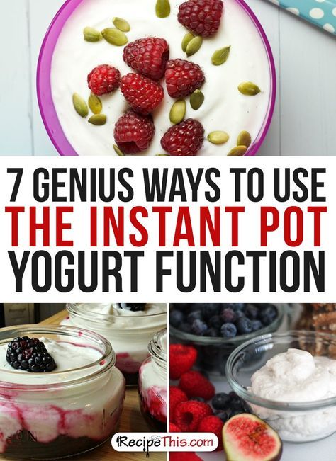 Instant Pot Recipes | My 7 favourite ways to use the Instant Pot yoghurt function that I just can’t stop cooking from RecipeThis.com Paleo Pantry, Yoghurt Recipe, Best Vegetable Recipes, Instant Pot Yogurt, Restaurant Copycat, Delicious Magazine, Instant Pot Soup, Best Gluten Free Recipes, Feel Good Food