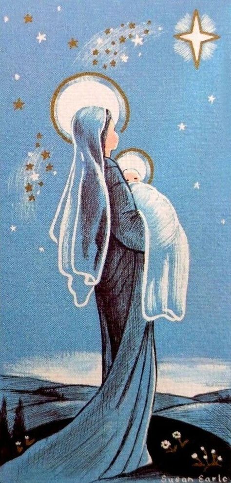 Pregnant Mary And Joseph, Mary And Baby Jesus Painting, Christian Christmas Drawings, Baby Jesus Wallpaper, Catholic Christmas Wallpaper, Jesus Christmas Wallpaper, Mary Drawing, Baby Jesus Pictures, Mexican Catholic Art