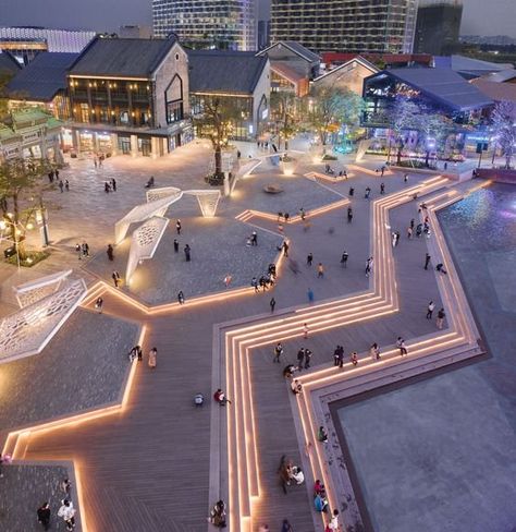 Modern Plaza Design, Urban Plaza Design, City Design Concept, Landscape Plaza, Tactical Urbanism, Landscape Architecture Diagram, Landscape Stairs, Landscape Architecture Plan, Landscape And Urbanism Architecture