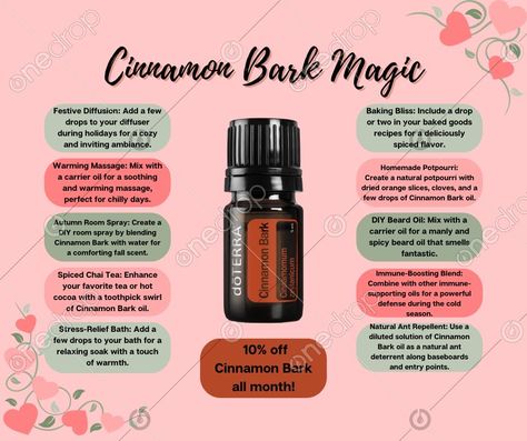 Doterra Cinnamon Bark, Doterra Cinnamon, Potpourri Diy, Natural Potpourri, Diy Beard Oil, Homemade Potpourri, Ant Repellent, Diy Room Spray, Cinnamon Bark Essential Oil