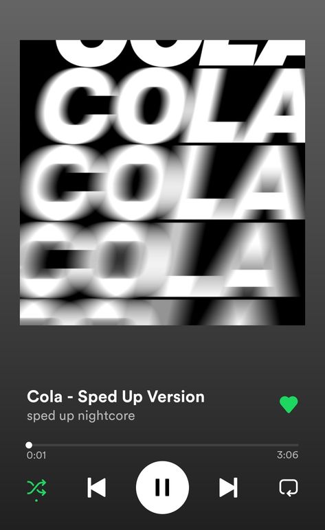 nightcore sped up music song sound spotify playlist cola sped up Cola Song, Speed Up, Songs, Music