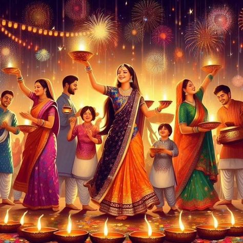 Diwali Wallpapers, Happy Deepavali, Happy Diwali Wishes Images, Diwali Drawing, Happy Diwali Wallpapers, Diwali Wallpaper, Durga Ji, Bull Painting, Ipad Drawing