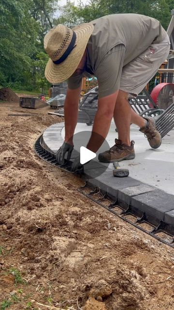 American Hardscaper on Instagram: "Paver Edging #paversinstallation" Paver Edging, Landscape Projects, Driveway, Audio, The Originals, On Instagram, Instagram