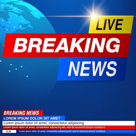 Breaking news background | Premium Vector #Freepik #vector #live-news #news #news-background #live-background Breaking News Background, News Background, Live Background, Adidas Art, Design Layouts, Graphic Design Layouts, Creative Video, New Backgrounds, Usa News