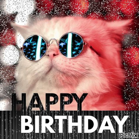 Cool Cat Happy Birthday Gif quotes gifs birthday happy birthday happy birthday images happy birthday pics happy birthday gifs animated happy birthday quotes Happy Birthday Cool, Funny Happy Birthday Gif, Birthday Gif Images, Happy Birthday Gif Images, Happy Birthday Animals, Happy Birthday Gif, Happy Birthday Free, Birthday Balloons Pictures, Happy Birthday Cat