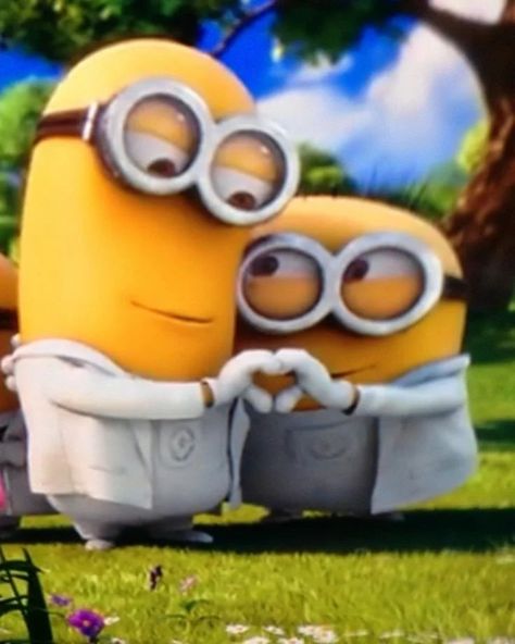 Two Minions, Minion Love, 4 Minions, Minions Cute, Minion Photos, Minions 4, Minions Minions, Minion Banana, Minion Movie