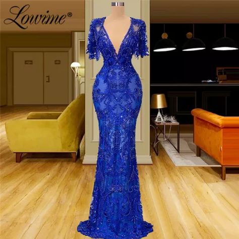 Royal Blue Prom Dress Long Sparkle, Evening Dresses 2022, Flower Floor, Celebrity Prom Dresses, Mermaid High, Fashion Forward Outfits, African Dresses Modern, Dresses 2022, Valentines Day Dresses