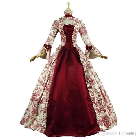 Victorian Dress Costume, Marie Antoinette Dresses, Victorian Ball Gowns, فستان زهري, Gaun Abad Pertengahan, Masquerade Ball Gown, Victorian Ball, Antoinette Dress, Medieval Dresses