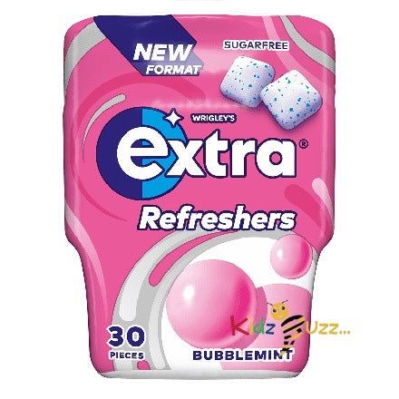 Wrigley Extra Bubblemint Refreshers Bottle 6x30pc - kidzbuzzz Extra Chewing Gum, Extra Gum, Computer Gifts, Gum Arabic, Chewing Gum, Disposable Tableware, Fruit Flavored, Sparkling Wine, Wine Gifts