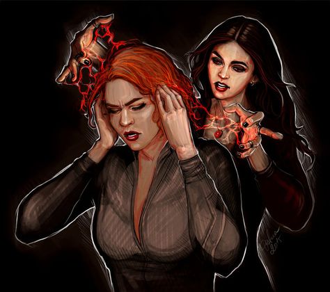 ScarletWitch vs BlackWidow by https://www.deviantart.com/dafnawinchester on @DeviantArt W.i.t.c.h Fanart, Наташа Romanoff, Susanoo Naruto, Black Widow Movie, Scarlet Witch Marvel, Scarlett Witch, Marvel Fan Art, Mcu Marvel, Black Widow Marvel