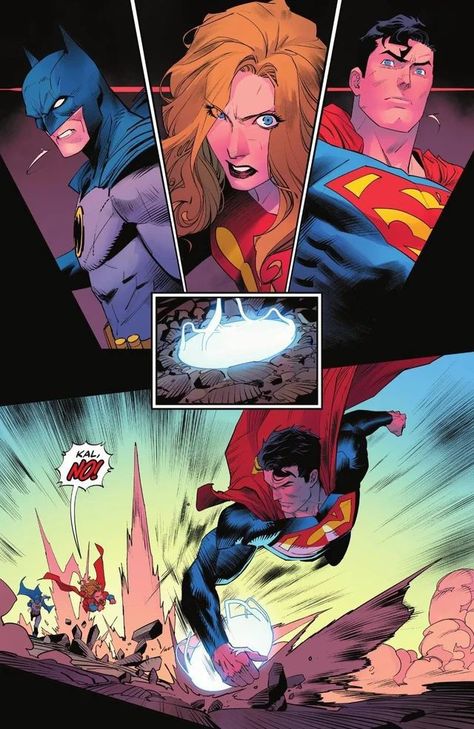 Comic Variant Covers, Best Comic Panels, Dc Comic Book Covers, Dan Mora Worlds Finest, Dan Mora Supergirl, Dan Mora Superman, Batman And Superman Comic, Dc Comic Panels, Superman Comic Panels