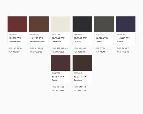 Grunge Color Pallete, Downtown Color Palette, Downtown Girl Color Palette, Wine Red Pantone, Pantone Burgundy Shades, Red Purple Brown Color Palette, French Colors, Aesthetic Colors, Colour Palette