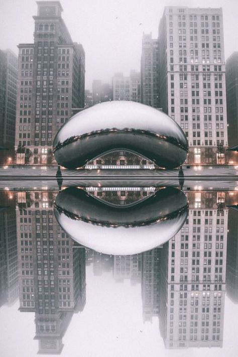 chicago Liquid Mercury, Famous Sculpture, Chicago Bean, Springfield Illinois, Anish Kapoor, Millennium Park, Chicago Travel, Chicago Photography, The Reflection